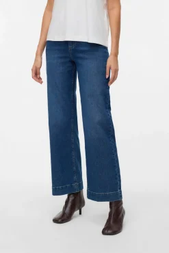 Vero Moda Jeans-Calça calça de perna larga Azul