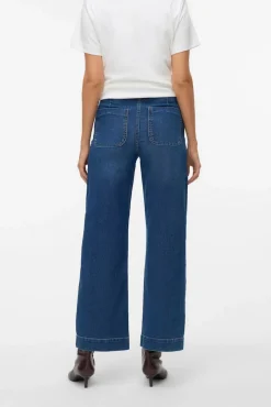 Vero Moda Jeans-Calça calça de perna larga Azul