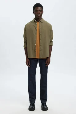 Selected Jeans|Calças-Calça calça Slim Fit Azul