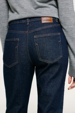 Selected Jeans|Calças-Calça calça Slim Fit Azul