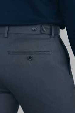 Pedro del Hierro Calças|Chinos-Calça calças chino com estampa slim fit Cizento
