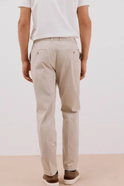 Cortefiel Calças|Chinos-Calça calças chino confortável com corte afunilado Tostado