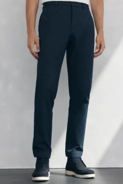 Pedro del Hierro Calças|Chinos-Calça calças chino confortável Azul