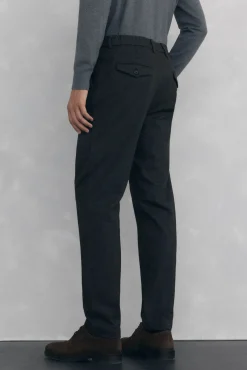 Pedro del Hierro Calças|Chinos-Calça calças chino confortável Cizento