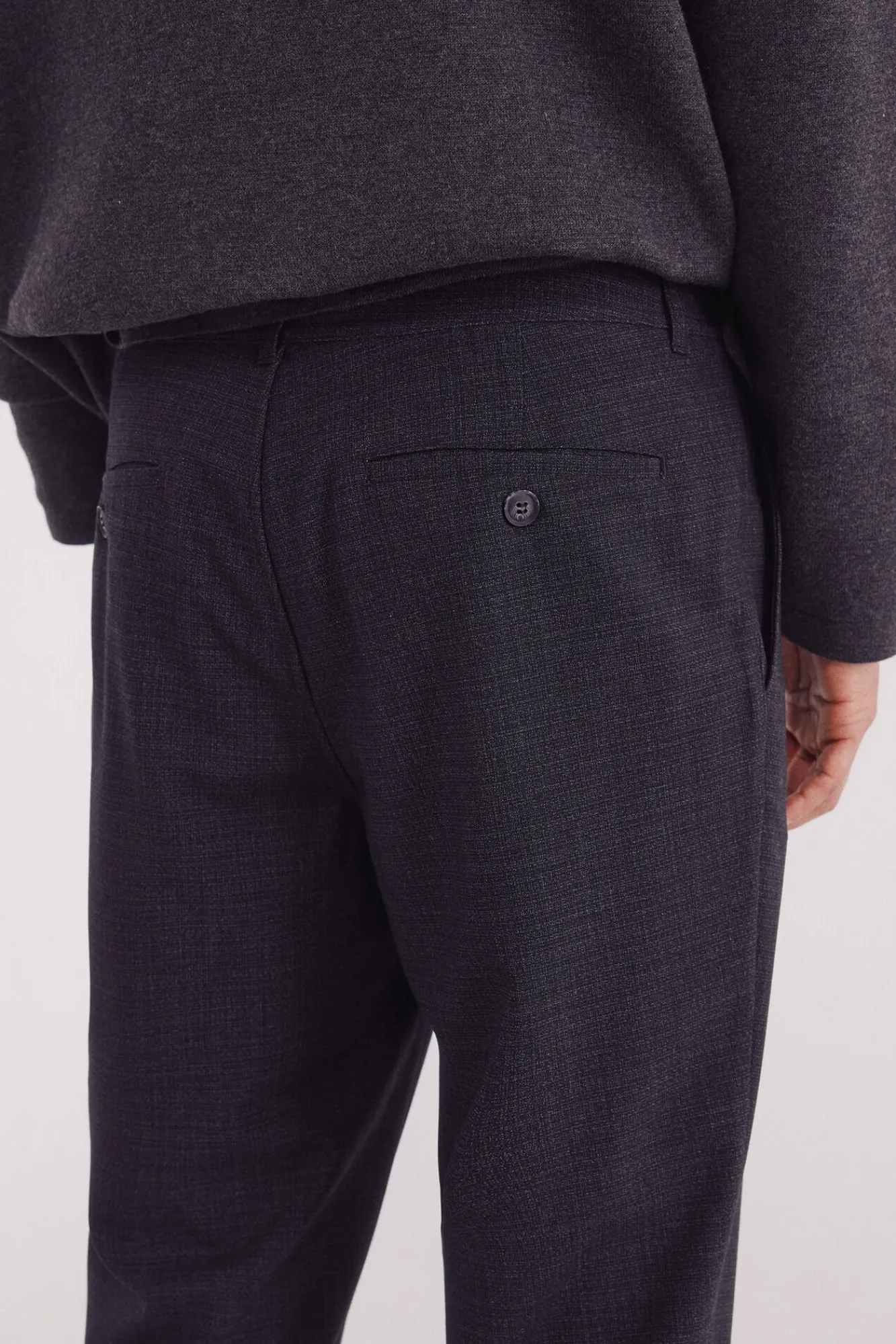 Springfield Calças|Chinos-Calça calças chino Paul Comfort Fit cinzento