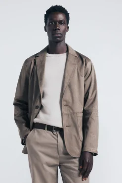 Springfield Calças|Chinos-Calça calças chino slim fit confortável cru