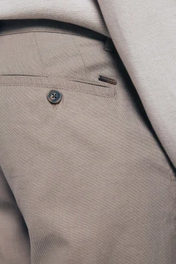 Springfield Calças|Chinos-Calça calças chino slim fit confortável cru