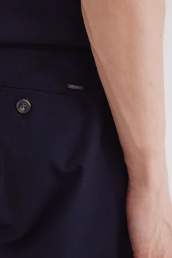 Springfield Calças|Chinos-Calça calças chino slim fit confortável azul