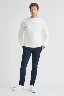 Street Monkey Calças-Calça cargo Azul