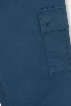 Silbon Calças-Calça cargo Azul