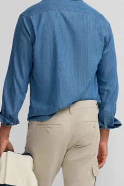 Silbon Calças-Calça cargo casual Tostado