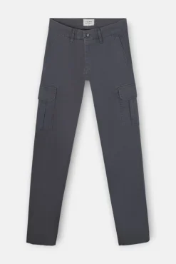 Silbon Calças-Calça cargo casual Cinzento