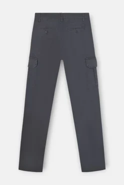Silbon Calças-Calça cargo casual Cinzento