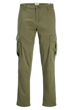 Jack & Jones Calças-Calça cargo com ajuste relaxado verde