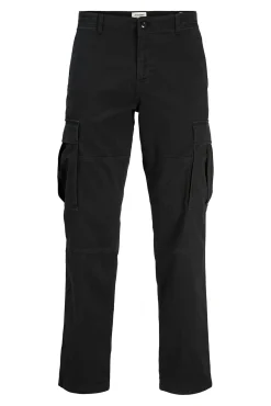 Jack & Jones Calças-Calça cargo com ajuste relaxado preto