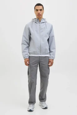 Jack & Jones Calças-Calça cargo com ajuste relaxado cinzento