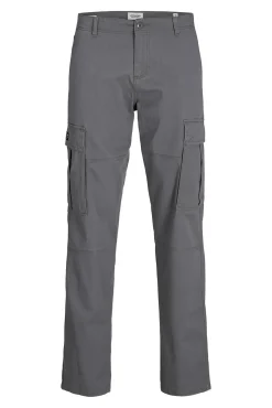 Jack & Jones Calças-Calça cargo com ajuste relaxado cinzento