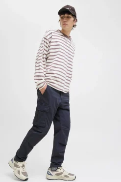 Jack & Jones Calças-Calça cargo de regular fit Azul