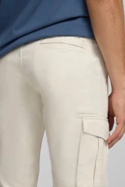 Silbon Calças-Calça cargo esportiva casual Cinzento