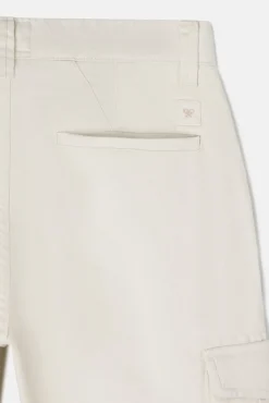 Silbon Calças-Calça cargo esportiva casual Cinzento