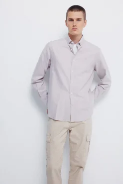 Springfield Calças-Calça cargo slim fit calça bege