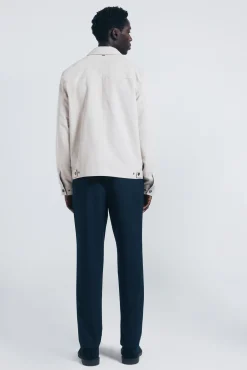 Springfield Calças|Chinos-Calça chino jogger com caimento confortável azul