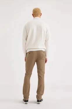 Dockers Calças|Chinos-Calça Chino Original para homem Skinny Fit Castanho