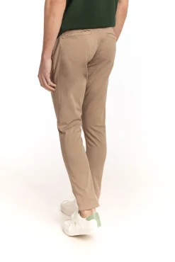 Celopman Jeans|Calças-Calça Chino Skinny vison