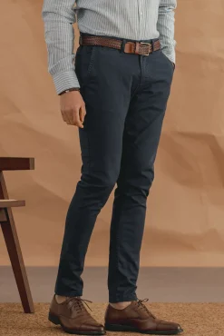 Celopman Jeans|Calças-Calça Chino Skinny azul