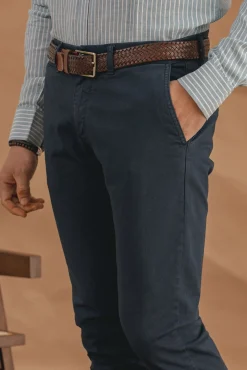 Celopman Jeans|Calças-Calça Chino Skinny azul