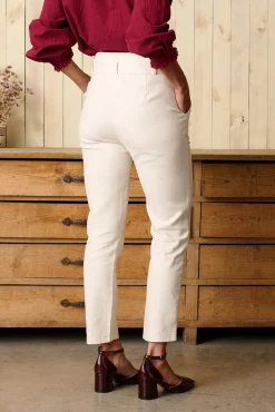 Polín Et Moi Calças-Calça com cinto Bianca Tostado