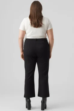Vero Moda Curve Calças-Calça comprida reta curva Preto
