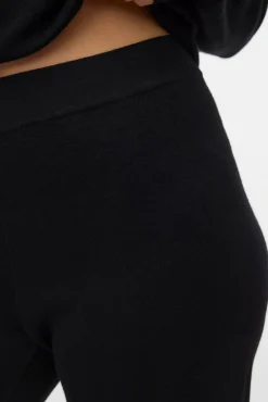 Vero Moda Curve Calças-Calça de malha compridas plus size Preto