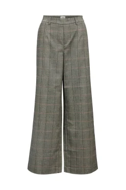 Object Calças-Calça de perna larga Castanho