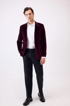 Pedro del Hierro Calças-Calça de pregas para sair Preto