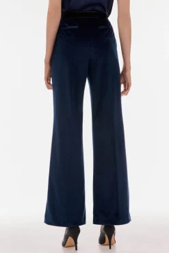 TFP by Tamara Falcó Calças-Calça de veludo Azul