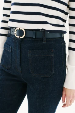 Caroll Jeans|Calças-Calça denim casual Azul