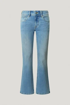 Pepe Jeans Jeans|Calças-Calça denim flare de corte baixo Pimlico azul