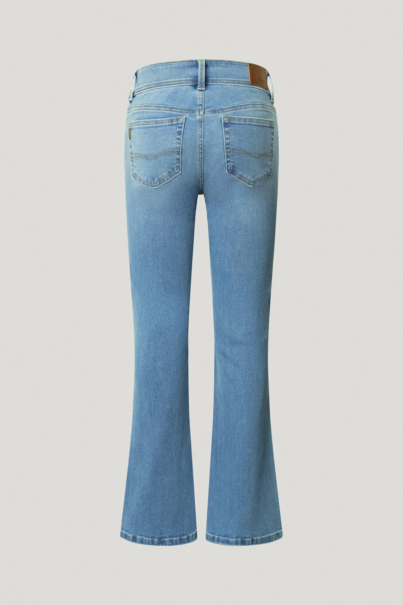 Pepe Jeans Jeans|Calças-Calça denim flare de corte baixo Pimlico azul
