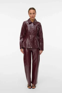 Vero Moda Calças-Calça enceradas brilhantes Granada