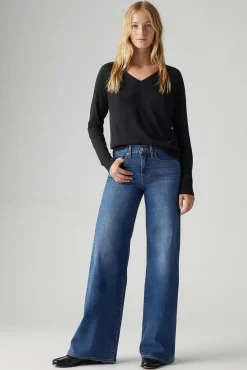 Levi's Jeans|Calças-Calça Jeans 318™ Shaping de Perna Larga Azul