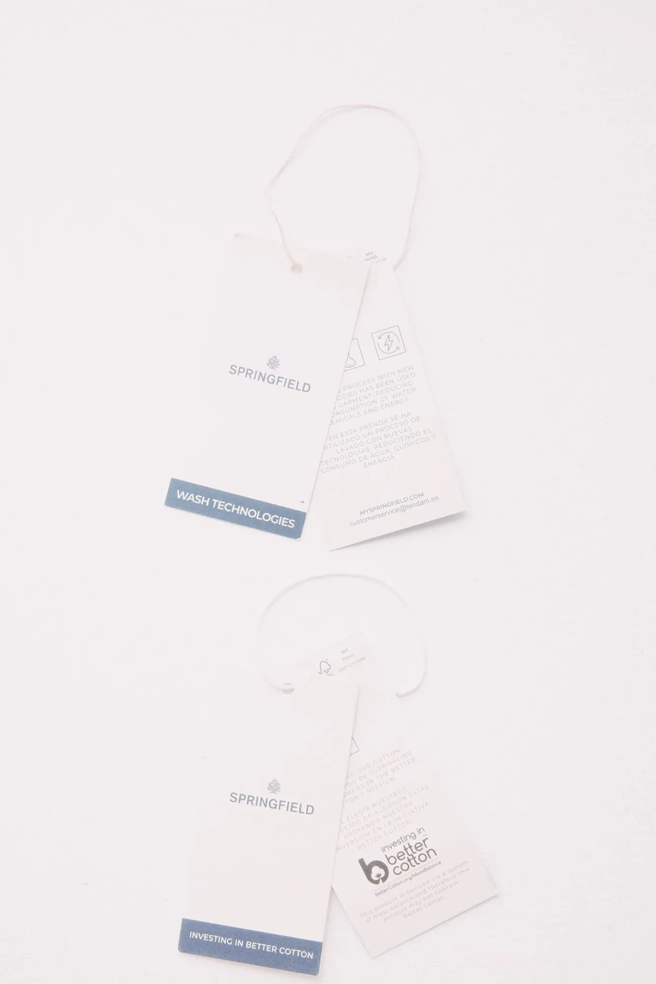 Springfield Jeans-Calça jeans branca reta bege