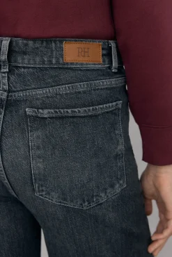 Pedro del Hierro Jeans|Calças-Calça jeans básica de perna larga Cizento