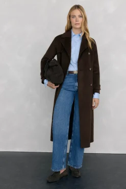 Pedro del Hierro Jeans|Calças-Calça jeans básica de perna larga Azul