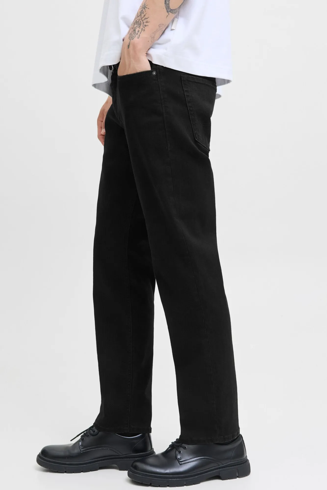 Jack & Jones Jeans-Calça jeans de corte regular preto