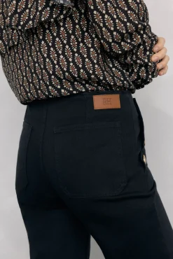 Pedro del Hierro Jeans-Calça jeans larga Preto