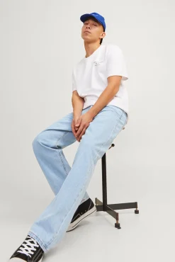 Jack & Jones Jeans-Calça jeans larga azul