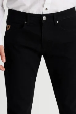 Lois Jeans-Calça jeans preta com enxágue preto