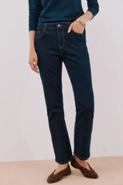 Cortefiel Jeans|Calças-Calça jeans reta Azul