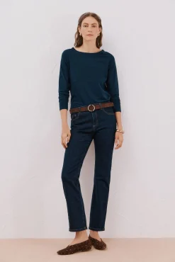 Cortefiel Jeans|Calças-Calça jeans reta Azul